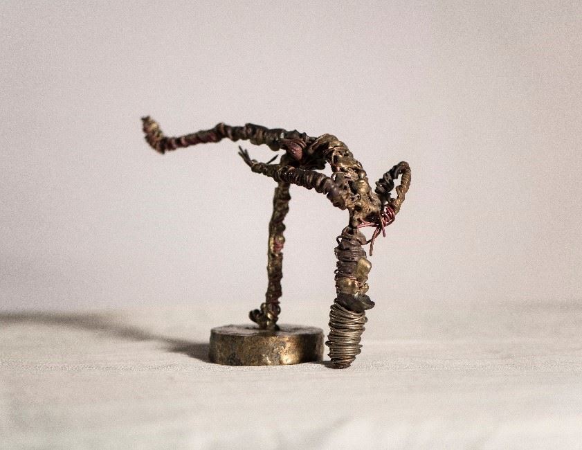 Drum Major sculpture by Ronald Trahan