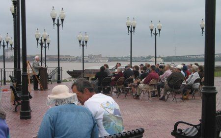 Audience at the dedication