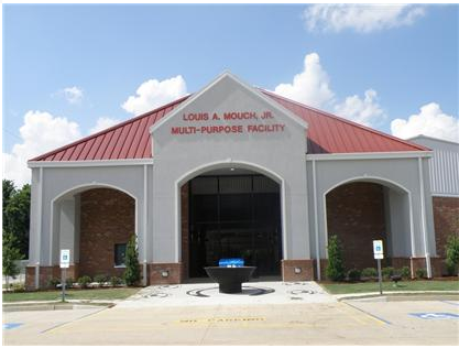 Front view of Louis Mouch Multi-Purpose Arena