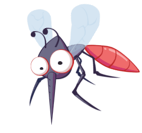 mosquito taking a blood meal gif