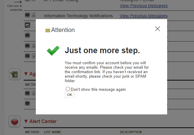News Notes Sign Up Step 3