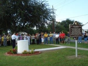 World War II POW Camp Historical Marker ceremony