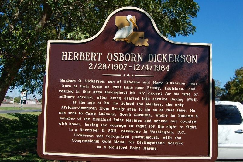 Herbert Osborn Dickerson Marker